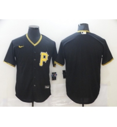 Men Pittsurgh Pirates Nike Black Blank Jersey