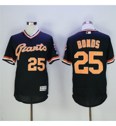 Men's 2018 San Francisco Giants #25 Barry Bonds Stitched Black MLB Jersey