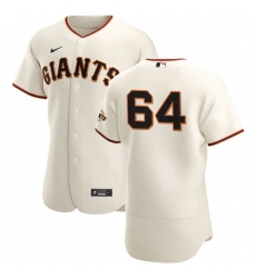 San Francisco Giants 64 Shaun Anderson Men Nike Cream Home 2020 Authentic Player MLB Jersey