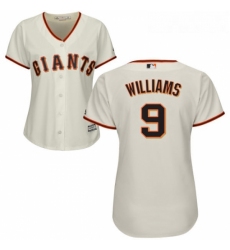 Womens Majestic San Francisco Giants 9 Matt Williams Authentic Cream Home Cool Base MLB Jersey