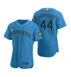 Men Seattle Mariners 44 Julio Rodriguez Royal Flex Base Stitched jersey