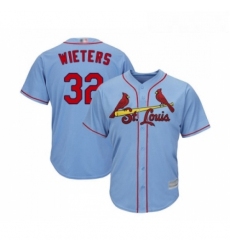 Youth St Louis Cardinals 32 Matt Wieters Replica Light Blue Alternate Cool Base Baseball Jersey 