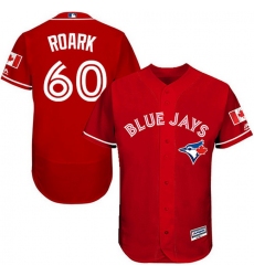 Blue Jays 60 Tanner Roark Red Flexbase Authentic Collection Canada Day Stitched MLB Jersey