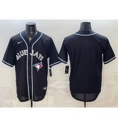 Men Toronto Blue Jays Blank 2026 Fashion Replica Black Out Stitched Baseball Jersey Men Toronto Blue Jays Blank 2026 Fashion Replica Black Out Stitched Baseball Jersey