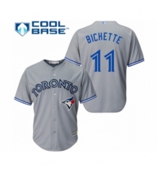 Youth Toronto Blue Jays #11 Bo Bichette Authentic Grey Road Baseball Player Jersey