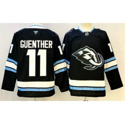 Men Utah Mammoth 11 Dylan Guenther Navy 2025 With C Patch Stitched Jersey