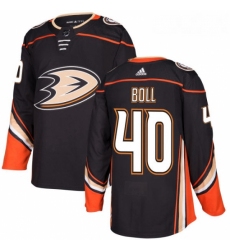 Youth Adidas Anaheim Ducks 40 Jared Boll Premier Black Home NHL Jersey 