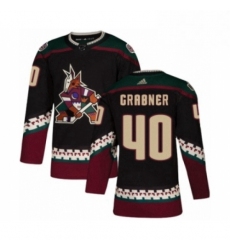 Youth Adidas Arizona Coyotes 40 Michael Grabner Premier Black Alternate NHL Jersey 