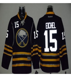 Buffalo Sabres #15 Jack Eichel Navy Blue Reflective Version Stitched NHL Jersey