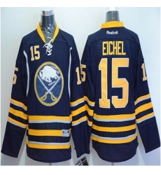 Buffalo Sabres #15 Jack Eichel Navy Blue Stitched NHL Jersey