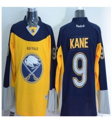 Buffalo Sabres #9 Evander Kane Yellow Navy Blue Alternate Stitched NHL Jersey