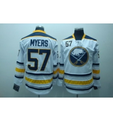 Buffalo Sabres Jerseys 57 Tyler Myers Away White Hockey Jersey