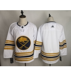 Sabres Blank White 50th Anniversary Adidas Jersey