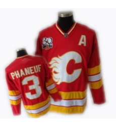 RBK hockey jerseys Calgary Flames 30TH jerseys 3# PHANEUF red