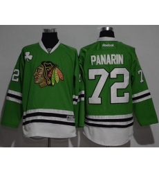 Blackhawks #72 Artemi Panarin Green Stitched NHL Jersey