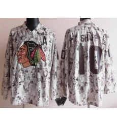 Chicago Blackhawks 10 Patrick Sharp White Camo NHL Jerseys