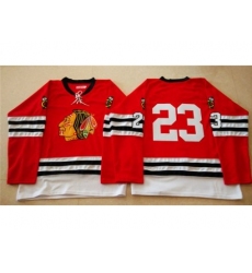 Chicago Blackhawks #23 Kris Versteeg Red Mitchell And Ness 1960-61 Stitched NHL Jersey