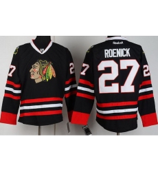 Chicago Blackhawks 27 Jeremy Roenick Black NHL Jerseys