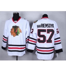 Chicago Blackhawks #57 Trevor Van Riemsdyk Whte Stitched NHL Jersey
