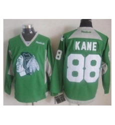 Chicago Blackhawks #88 Patrick Kane Green Practice Stitched NHL Jersey