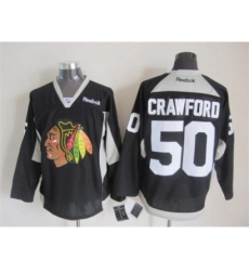 NHL Chicago Blackhawks #50 Corey Crawford black jerseys