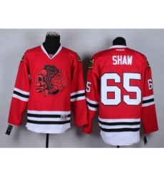 NHL Chicago Blackhawks #65 Andrew Shaw Stitched red jersey[2014 new]
