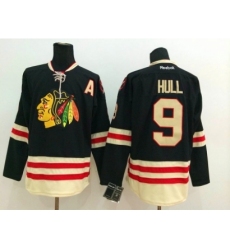 NHL chicago blackhawks #9 Bobby Hull black jerseys(2015 new classic)