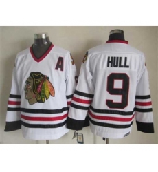 nhl jerseys chicago blackhawks 9 hull white[patch A]