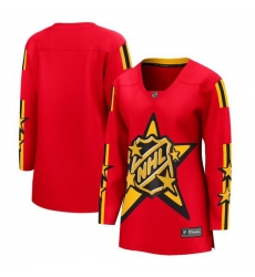 Women All Star Game 2024 Red Breakaway Stitched Hockey Jersey