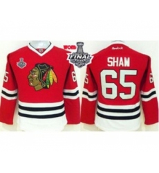 women nhl jerseys chicago blackhawks #65 shaw red[2015 stanley cup]