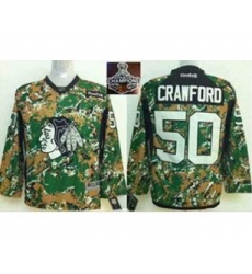 youth nhl jerseys chicago blackhawks #50 crawford camo[2015 Stanley cup champions]