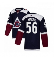 Youth Adidas Colorado Avalanche 56 Cale Makar Premier Navy Blue Alternate NHL Jersey 