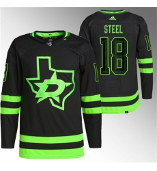Men Dallas Stars 18 Sam Steel Black Stitched Jersey Men Dallas Stars 18 Sam Steel Black Stitched Jersey