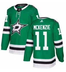 Mens Adidas Dallas Stars 11 Curtis McKenzie Premier Green Home NHL Jersey 