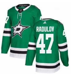 Youth Adidas Dallas Stars 47 Alexander Radulov Premier Green Home NHL Jersey 