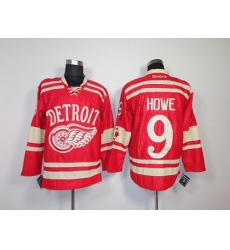 NHL Jerseys Detroit Red Wings #9 howe red(2014 winter classic)
