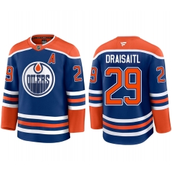 Men Leon Draisaitl Edmonton Oilers #29 Royal Blue Home Jersey