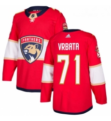 Youth Adidas Florida Panthers 71 Radim Vrbata Premier Red Home NHL Jersey 