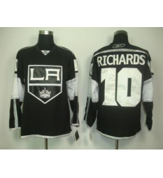 Los Angeles Kings 10 Mike Richards black jersey