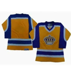 Los Angeles Kings Blank yellow purple jersey