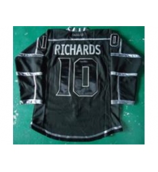 NHL Los Angeles Kings #10 Mike Richards Black Jersey