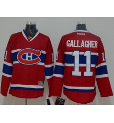 Canadiens #11 Brendan Gallagher Red Home Stitched NHL Jersey