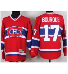 Montreal Canadiens 17 Rene Bourque Red NHL Hockey Jerseys