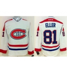 Montreal Canadiens #81 Lars Eller White Stitched NHL Jersey