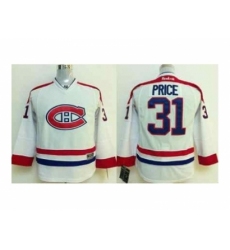 Youth NHL Montreal Canadiens #31 Carey Price white