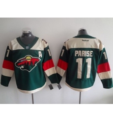 Wild #11 Zach Parise Green 2016 Stadium Series Stitched NHL Jersey