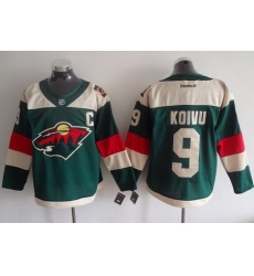 Wild #9 Mikko Koivu Green 2016 Stadium Series Stitched NHL Jersey