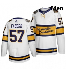 Predators 57 Dante Fabbro White 2020 Winter Classic Adidas Jersey