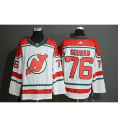 Devils 76 P K  Subban White Adidas Jersey