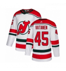 Youth Adidas New Jersey Devils 45 Sami Vatanen Authentic White Alternate NHL Jersey 